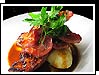 Calfs Liver and Bacon with Mash and Red Wine Sauce